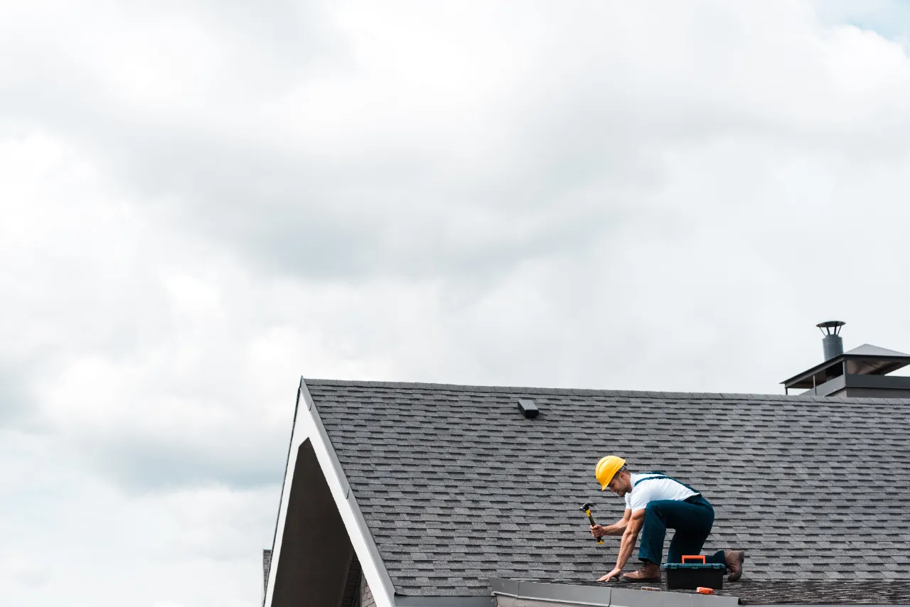 Roof repair project